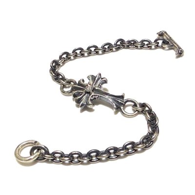 画像7: Diamond With Grooved Cross & 6Chain Bracelet