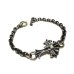 画像1: Diamond With Grooved Cross & 6Chain Bracelet (1)