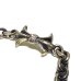 画像10: Diamond With Gothic Grooved Flare & 7Chain Bracelet 