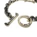 画像9: Diamond With Gothic Grooved Flare & 7Chain Bracelet 