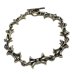画像3: 1/16 Gothic Grooved Flare Links Bracelet