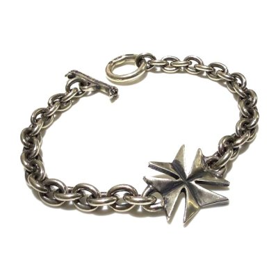 画像2: Maltese Cross With ７Chain Bracelet