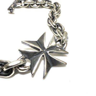 画像4: Maltese Cross & Hand Craft Chain Bracelet
