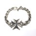 画像2: Maltese Cross & Hand Craft Chain Bracelet (2)