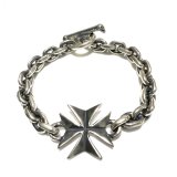 Maltese Cross & Hand Craft Chain Bracelet