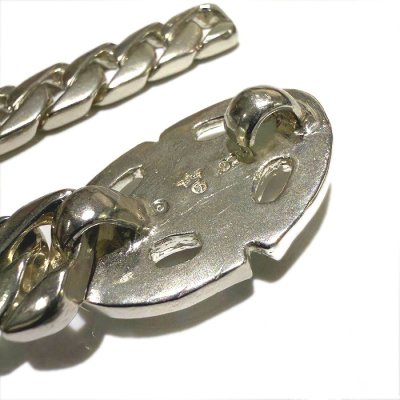 画像9: Sculpted Oval With Cuban Chain Bracelet