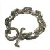 画像1: Double Triangle Anchor Chain (Bold) Links Bracelet (1)