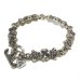 画像1: 1/64 4Heart Crown Links Bracelet With G&Crown Heart Chaem (1)