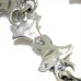 画像7: 1/32 Gothic Grooved Flare Links Bracelet With G&Crown Heart Chaem