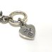 画像6: 1/32 Gothic Grooved Flare Links Bracelet With G&Crown Heart Chaem