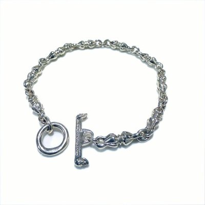 画像1: All 1/16 Noodles Bracelet (Platinum finish)