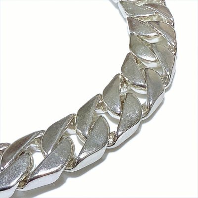 画像6: Half Heart Buckle With Cuban Chain Bracelet (Platinum Finish)