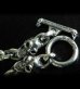 画像4: 2Skulls With Small Oval Chain Links Bracelet