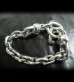 画像3: 2Skulls With Small Oval Chain Links Bracelet
