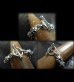 画像8: 2Skulls With Small Oval Chain Links Bracelet