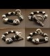 画像2: 5Skulls braid leather bracelet (2)