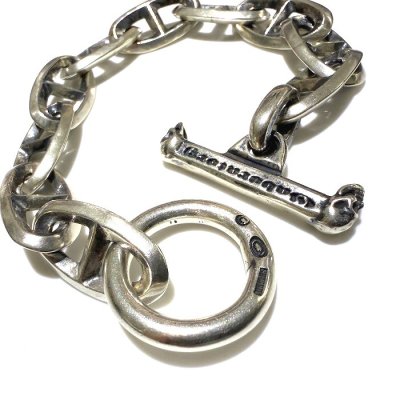 画像2: Double Triangle Anchor Chain Links Bracelet