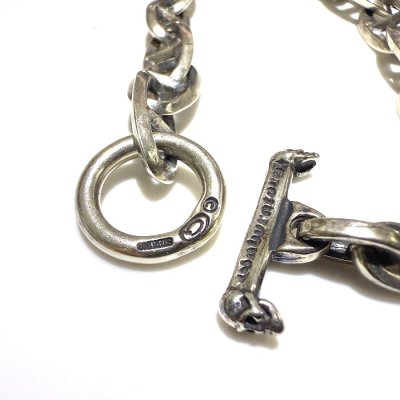 画像4: Quarter Double Triangle Anchor Chain Links Bracelet