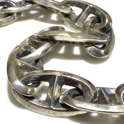 画像3: Quarter Double Triangle Anchor Chain Links Bracelet
