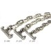 画像8: Half Double Triangle Anchor Chain Links Bracelet