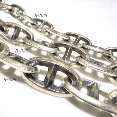 画像5: Quarter Double Triangle Anchor Chain Links Bracelet