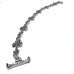 画像4: 1/16 Grooved Cross Links Bracelet