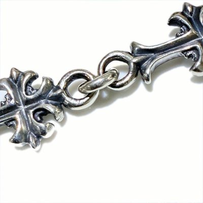 画像3: 1/16 Grooved Cross Links Bracelet