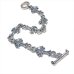 画像2: 1/16 Grooved Cross Links Bracelet (2)
