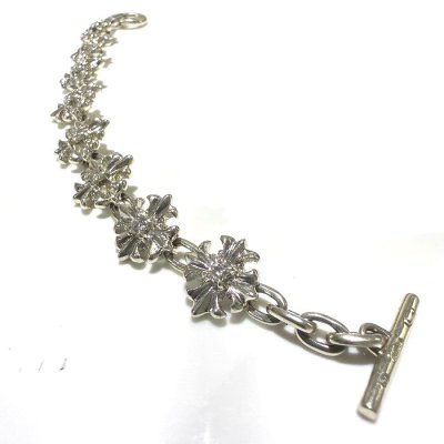 画像3: 1/48 Short Grooved Cross With Moissanite Bracelet