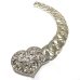 画像1: Small Heart With Cuban Chain Bracelet (1)
