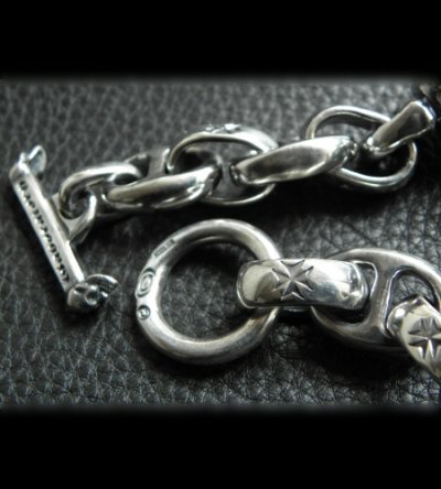 画像10: Sculpted Oval With 2 Panthers & H.W.O Links Bracelet