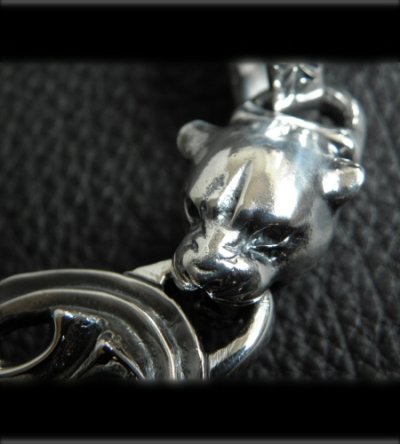 画像5: Sculpted Oval With 2 Panthers & H.W.O Links Bracelet