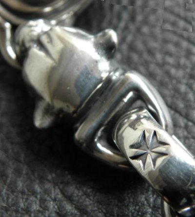 画像4: Sculpted Oval With 2 Panthers & H.W.O Links Bracelet