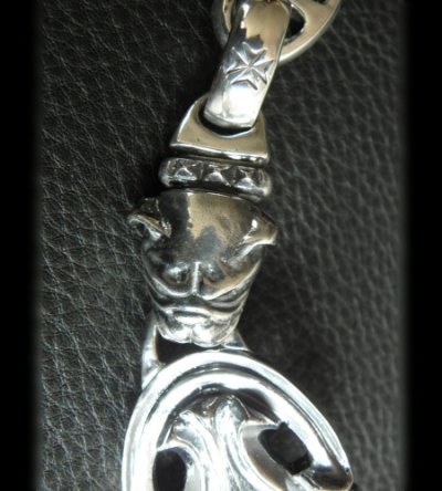 画像6: Sculpted Oval With 2 Old Bulldogs & H.W.O Links Bracelet