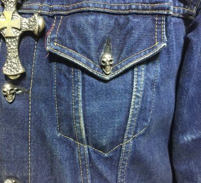 画像13: Skull Screw Button