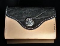Elephant & Saddle Leather Coin Card Case