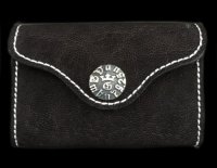 Elephant Leather Coin Card Case