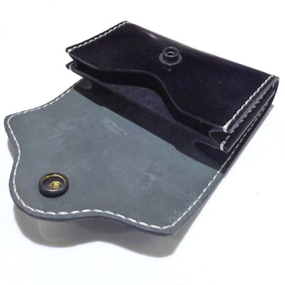 画像10: Oil Cordovan Coin Card Case (Wide gusset)