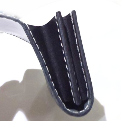 画像9: Oil Cordovan Coin Card Case (Wide gusset)