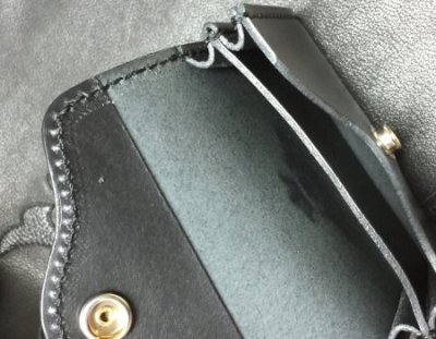 画像6: Saddle Leather Coin & Card Case (Black)