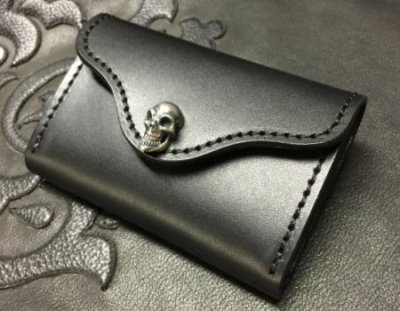 画像4: Saddle Leather Coin & Card Case (Black)