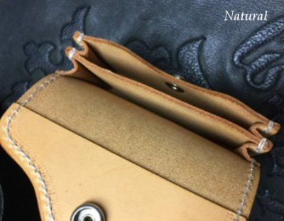 画像8: Saddle Leather Coin & Card Case (Natural)