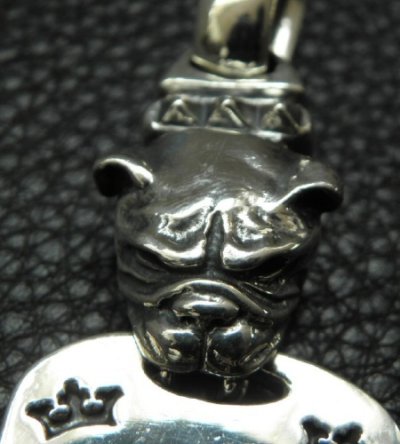 画像9: Large Old Bulldog G&Crown Dog Tag H.W.O