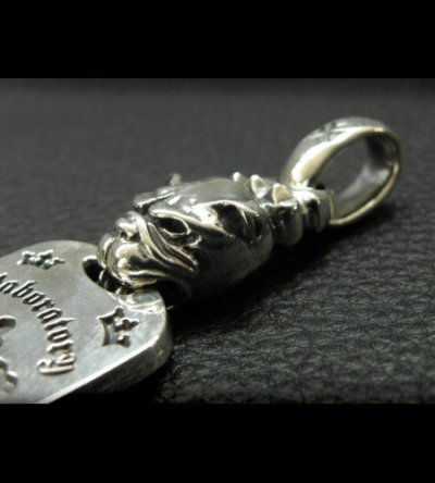画像8: Large Old Bulldog G&Crown Dog Tag H.W.O