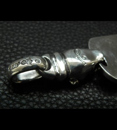 画像4: Large Old Bulldog G&Crown Dog Tag H.W.O