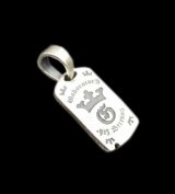 G&Crown With Classic H.W.O Dog Tag (1/8 Size)