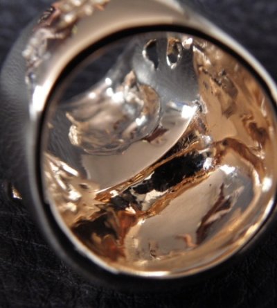 画像10: 10k Gold Large Skull Ring With Jaw