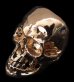 画像1: 10k Gold Large Skull Ring with Jaw (1)