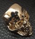 画像7: 10k Gold Large Skull Ring with Jaw