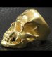 画像4: 10k Gold Half Large Skull Ring